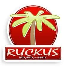 Ruckus Pizza Pasta & Spirits logo