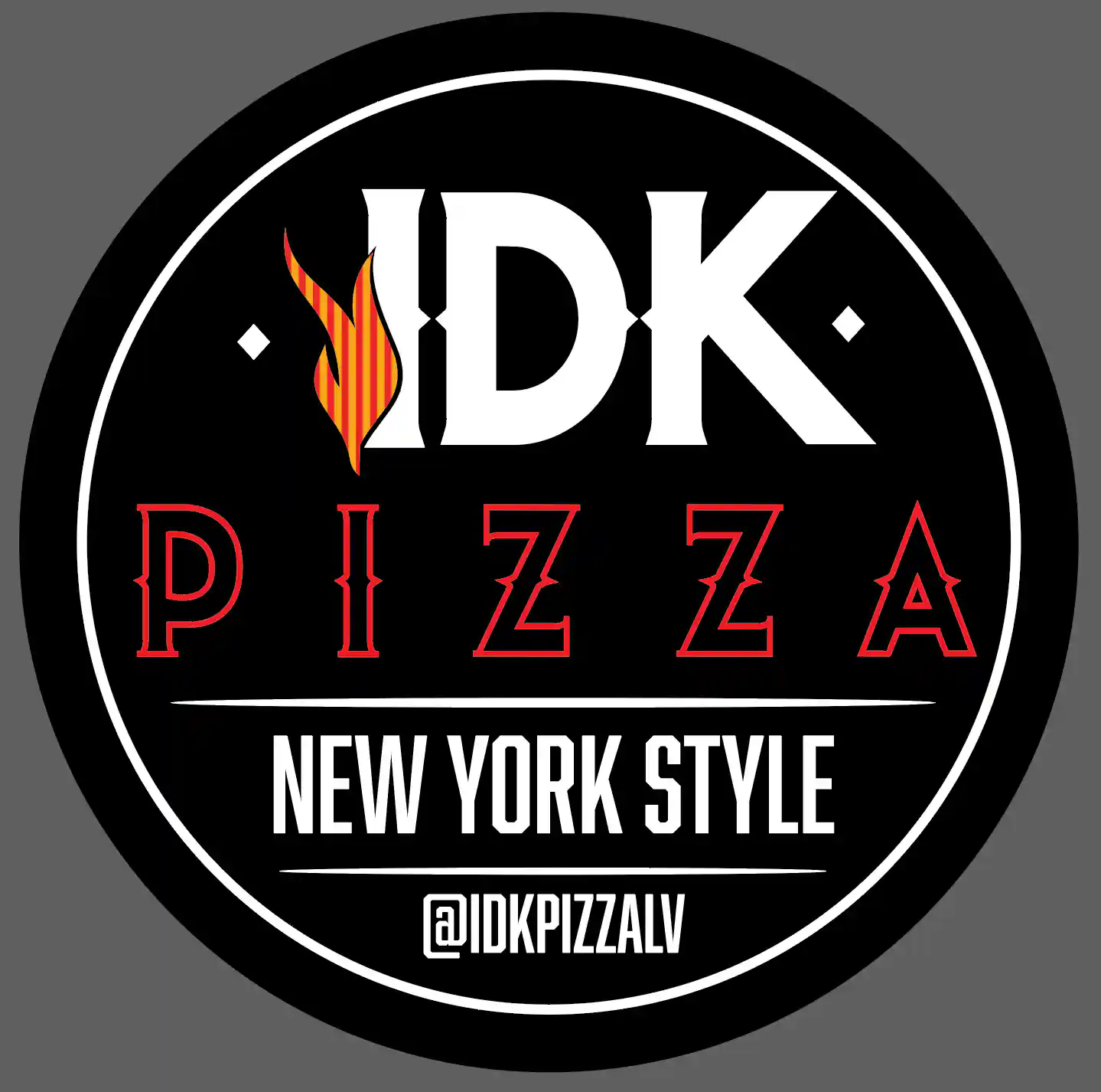 IDK Pizza and Wings logo