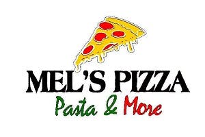 Mel's Pizza Pasta & More Logo
