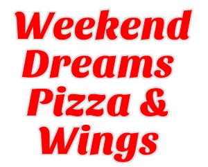 Weekend Dreams Pizza & Wings Logo
