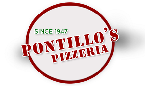 PONTILLO'S ”the original recipe” Web/Pen/E.Irondequoit logo
