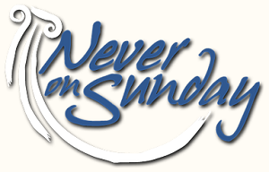 Never On Sunday logo