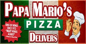 Papa Mario's Pizza Logo