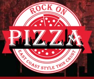 Rock On Pizza East Coast Style Thin Crust Logo