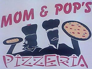 Mom & Pop's Pizzeria Logo