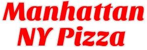Manhattan NY - Restaurant & Pizza Logo
