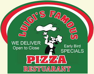 Luigi's Famous Pizza logo