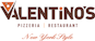 Valentino's New York Style Pizzeria logo