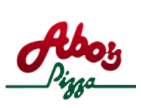 Abo's Pizza logo