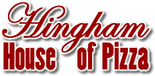 Hingham House of Pizza logo