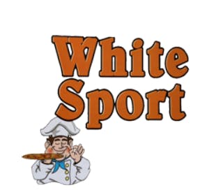 White Sport Pizza & Subs Logo