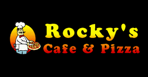 Rocky's Cafe & Pizza logo