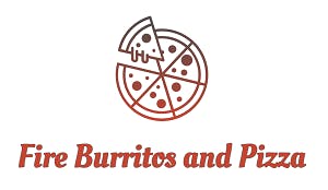Fire Burritos and Pizza Logo