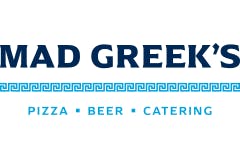 Mad Greek Pizza & Catering Logo
