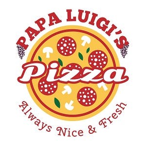 Papa Luigi's Pizza Logo