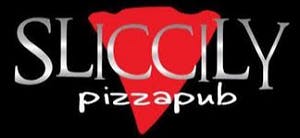 Sliccily Pizza Pub Logo