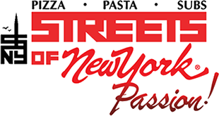 Streets of New York Pizza logo
