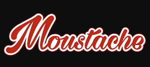 Moustache Pitza logo