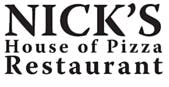 Nick's House of Pizza Restaurant