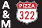 A & M Pizza 322 logo
