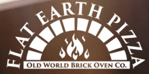 Flat Earth Pizza logo