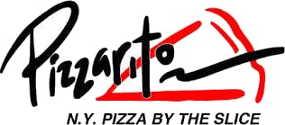 Pizzarito N.Y. Pizza By The Slice Logo