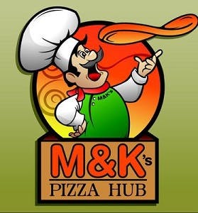 M & K's Pizza Hub Logo