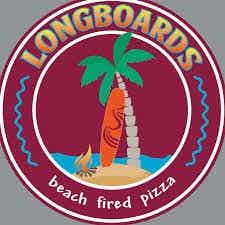 Longboards Beach Fired Pizza logo