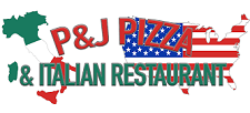 P & J Pizza logo
