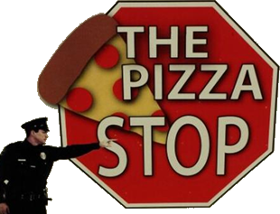 The Pizza Stop logo