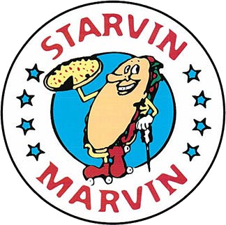 Starvin Marvin Pizza & Subs Logo