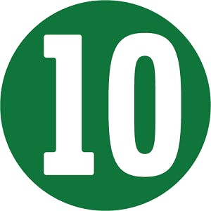 10 PIZZA - Falls Church Logo