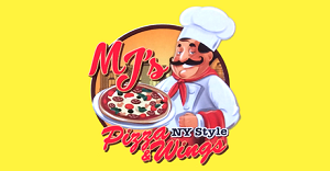 MJ's Pizza & Wings logo
