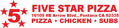 5 Star Pizza & Chicken logo