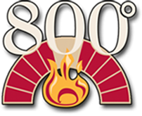 800 Degrees Lima Road Location logo