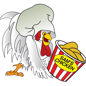 Sam's Chicken & Pizza logo