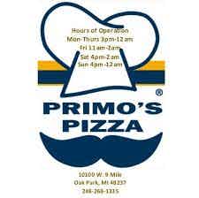 Primo's Pizza logo