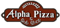 Alpha Pizza & Sub Shop logo