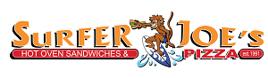 Surfer Joe's Pizza logo