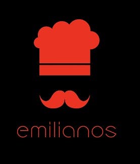 Emilianos Pizza & Mexican Food Logo
