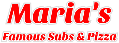 Maria's Famous Subs & Pizza Logo