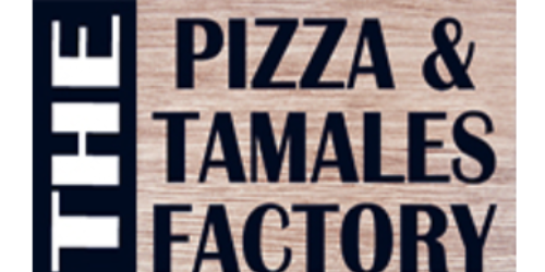 The Pizza & Tamales Factory logo