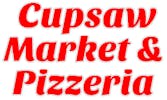 Cupsaw Market & Pizzeria logo