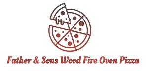 Father & Sons Wood Fire Oven Pizza Logo