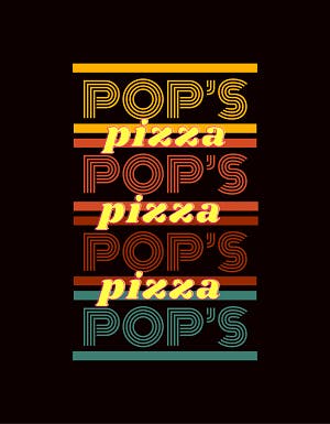 Pop's Pizzas Logo