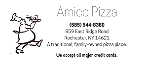 Amico's Pizza logo