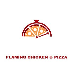 Flaming Chicken & Pizza Logo