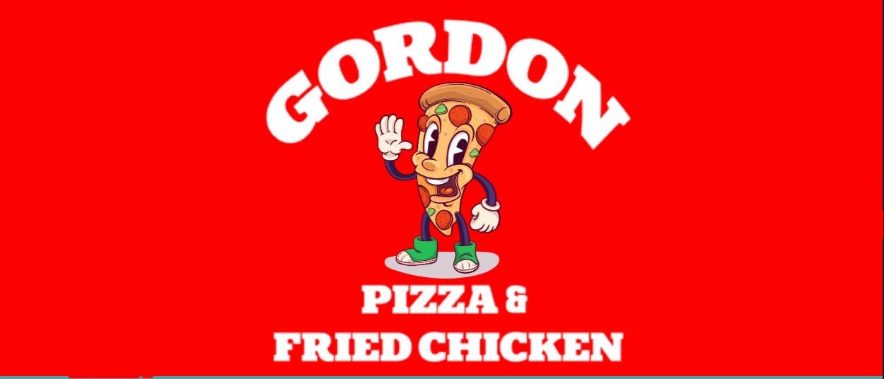 Gordon Pizza and Fried Chicken Logo