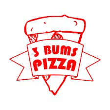 3 Bums Pizza Angelica Logo