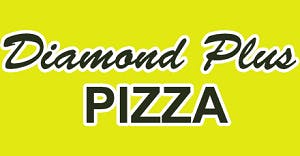 Diamond Plus Pizza Logo